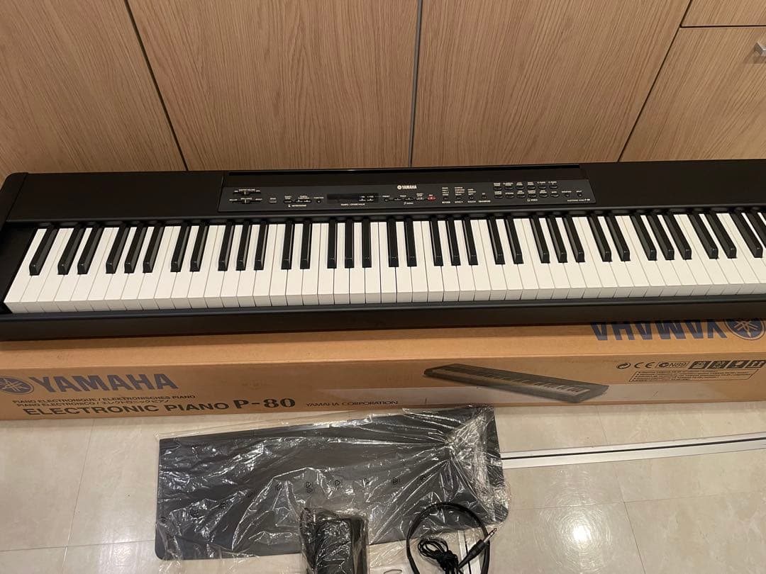 【送料無料】YAMAHA P-80 88鍵盤 電子ピアノ エレクトリックピアノ