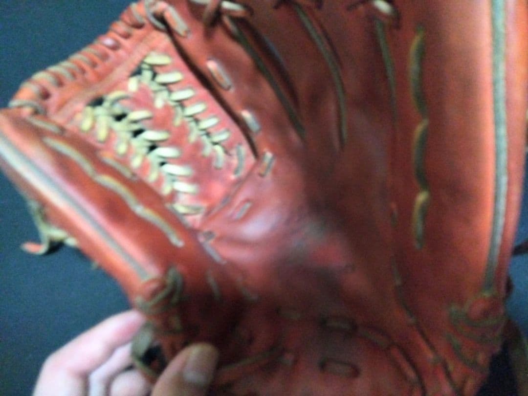 ミズノプロ　グローブ　硬式内野手用　レッド　即戦力　グラブ