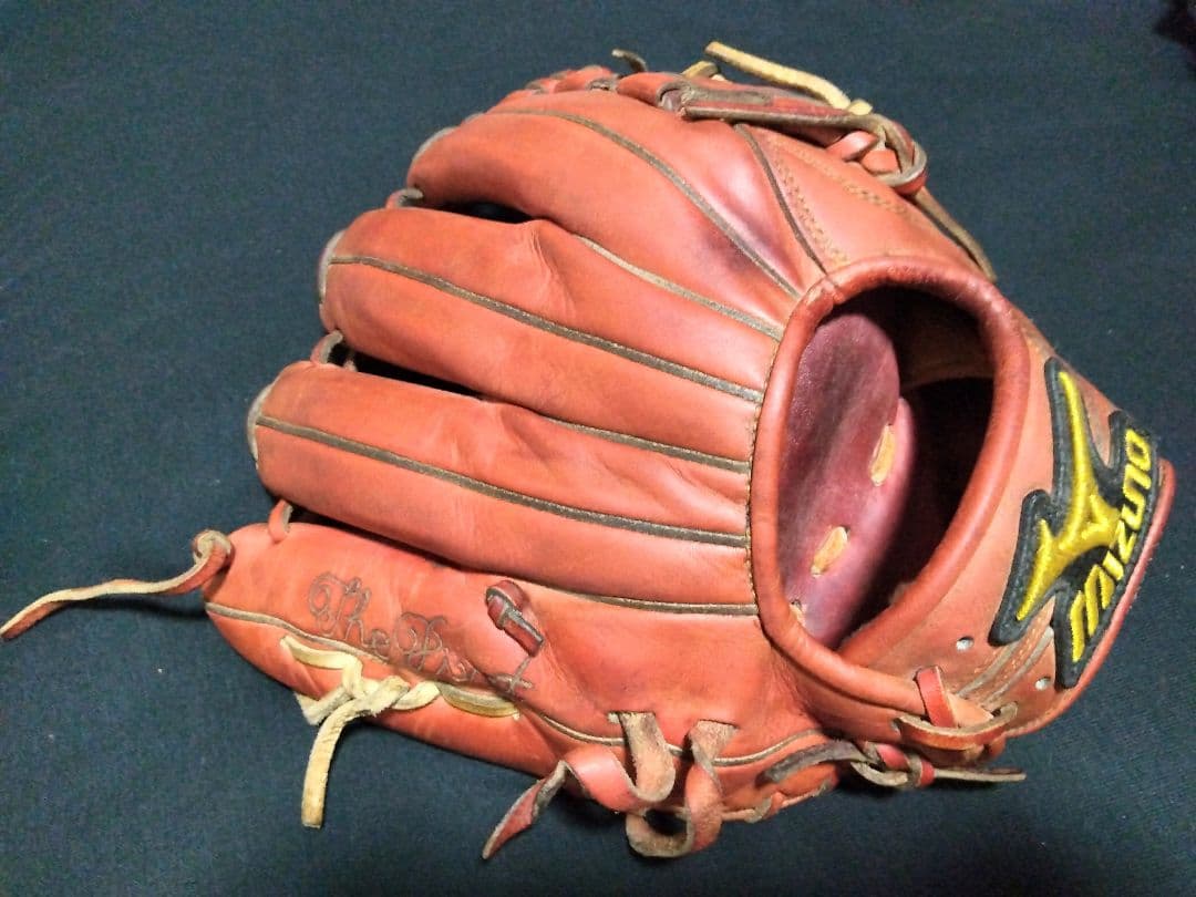 ミズノプロ　グローブ　硬式内野手用　レッド　即戦力　グラブ