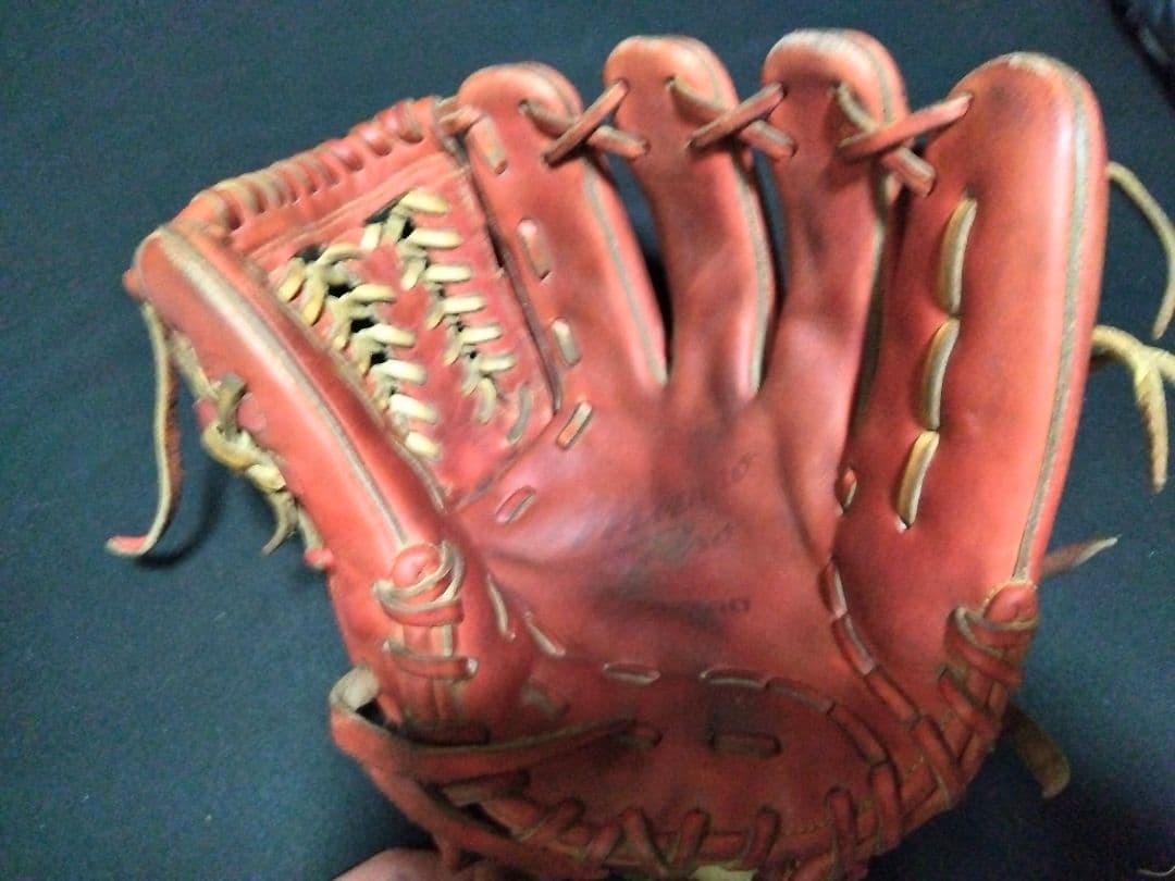 ミズノプロ　グローブ　硬式内野手用　レッド　即戦力　グラブ