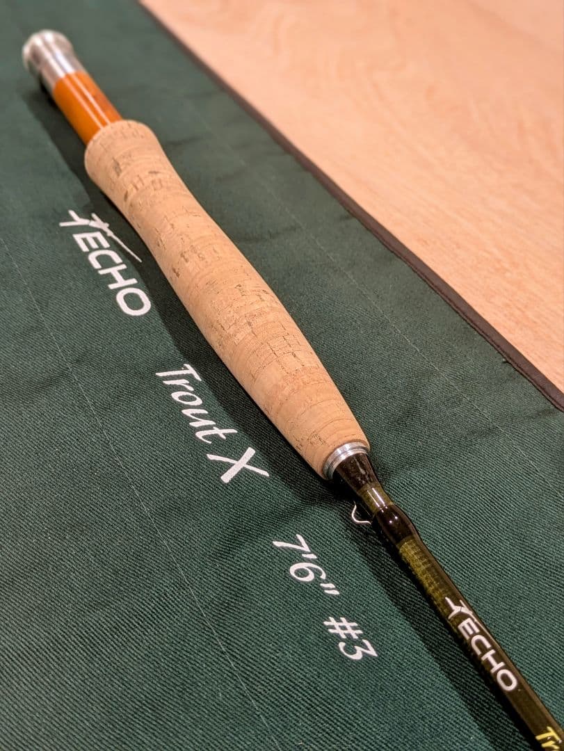 ECHO Trout X 7'6\" #3 フライロッド