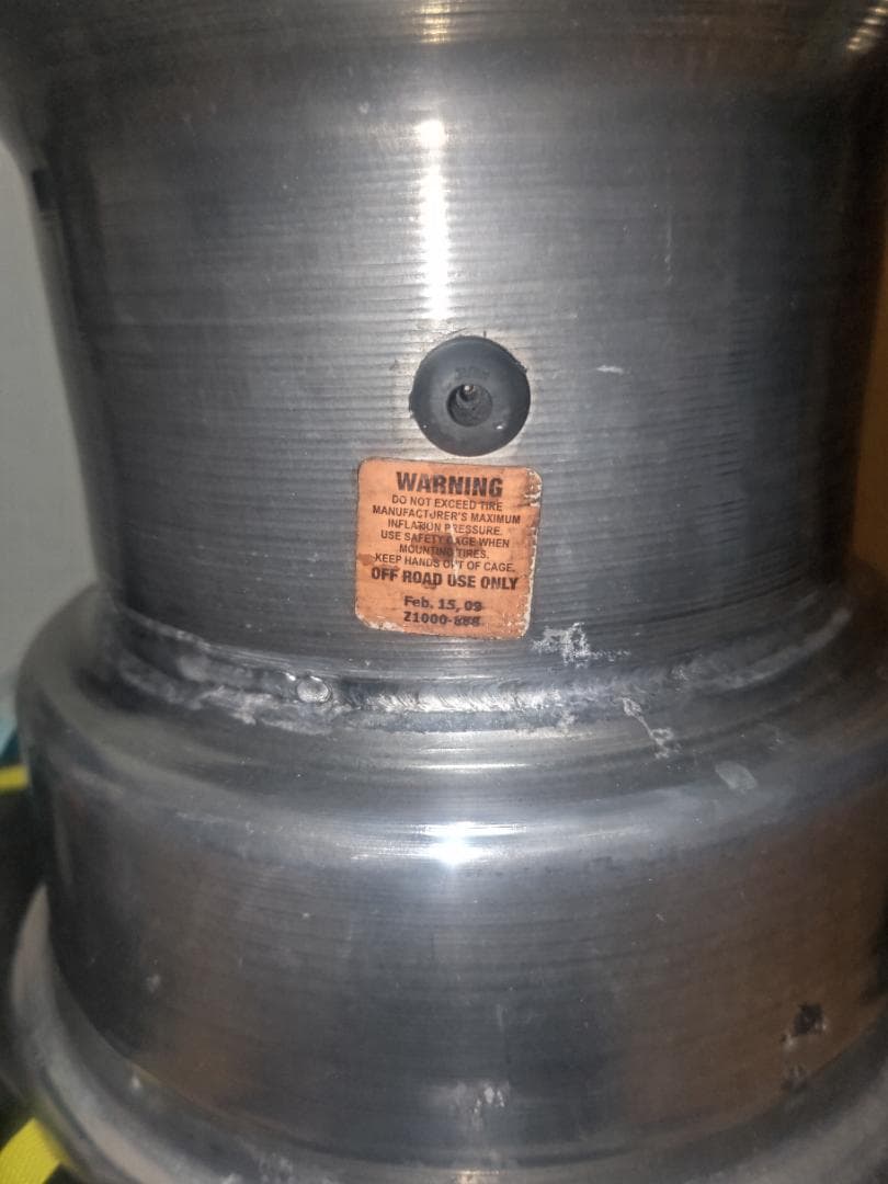 ダグラスホイール希少品10インチ10J6穴！タイヤ有曲がり無初期物