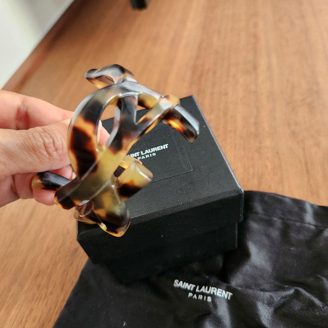 SAINT LAURENT　べっ甲　YSL　バングル