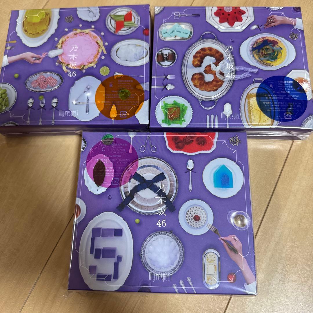 乃木坂46 5thアルバム My respect TypeABCセット　②