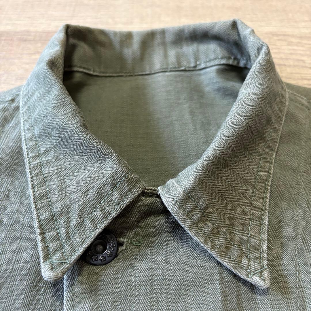 【レア】 US NAVY 40s N-3 HBT カバーオール 大戦 月桂樹