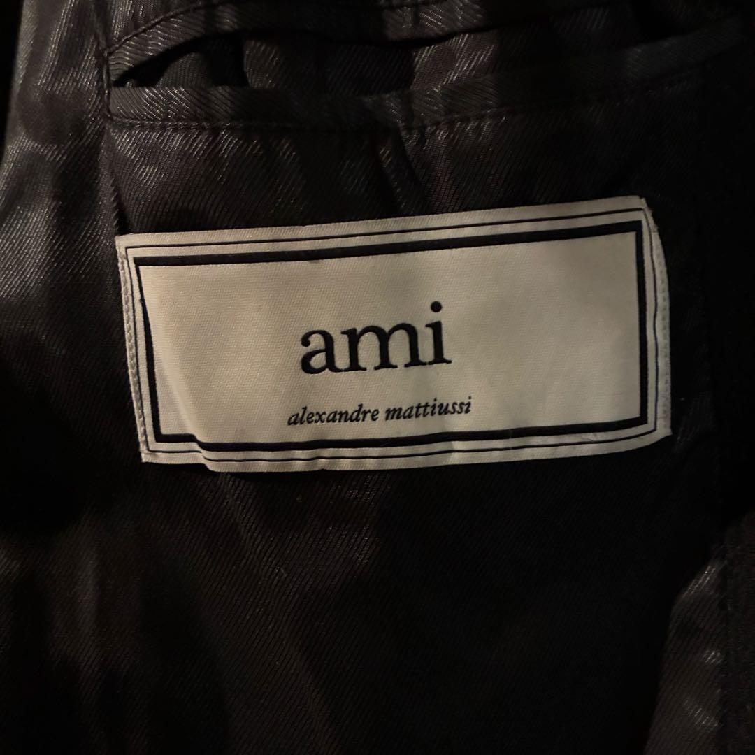 ami ダークグレー チェスターコート