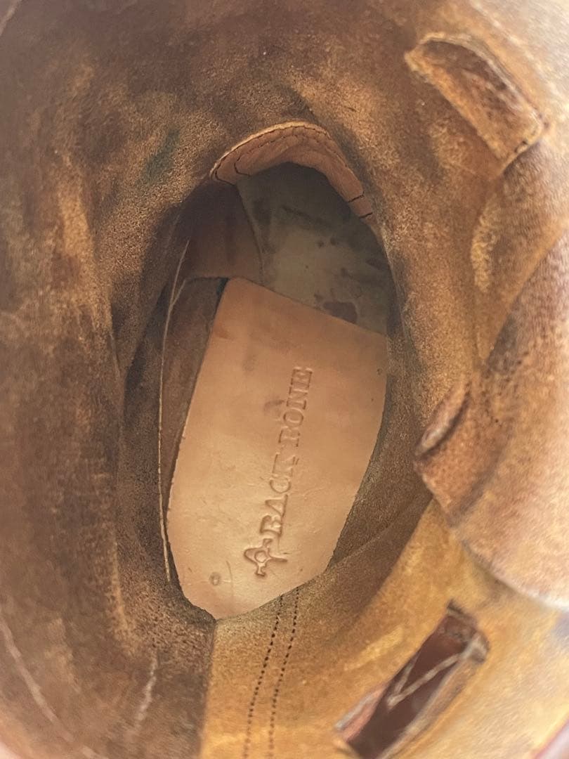 バックボーン　ブラウン ショートエンジニアブーツ　ビブラム