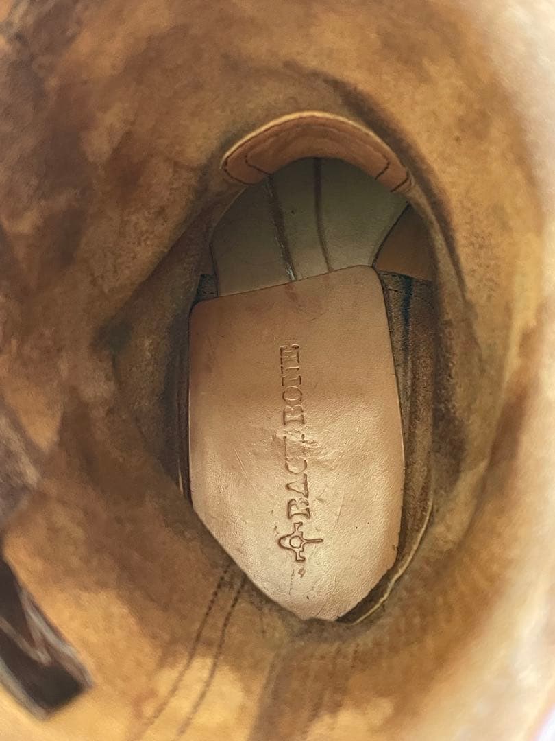 バックボーン　ブラウン ショートエンジニアブーツ　ビブラム