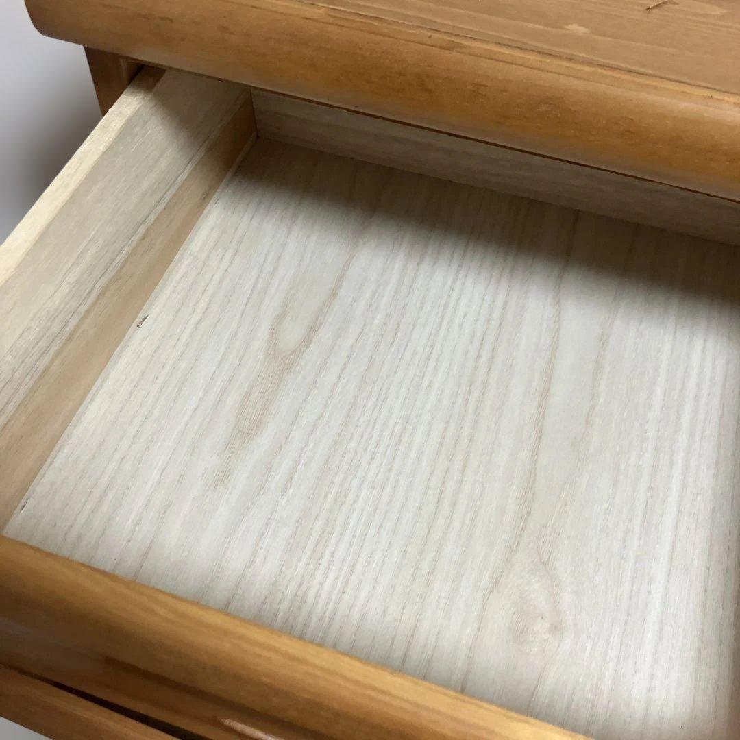 木製チェスト 8引き出し ナチュラルウッド