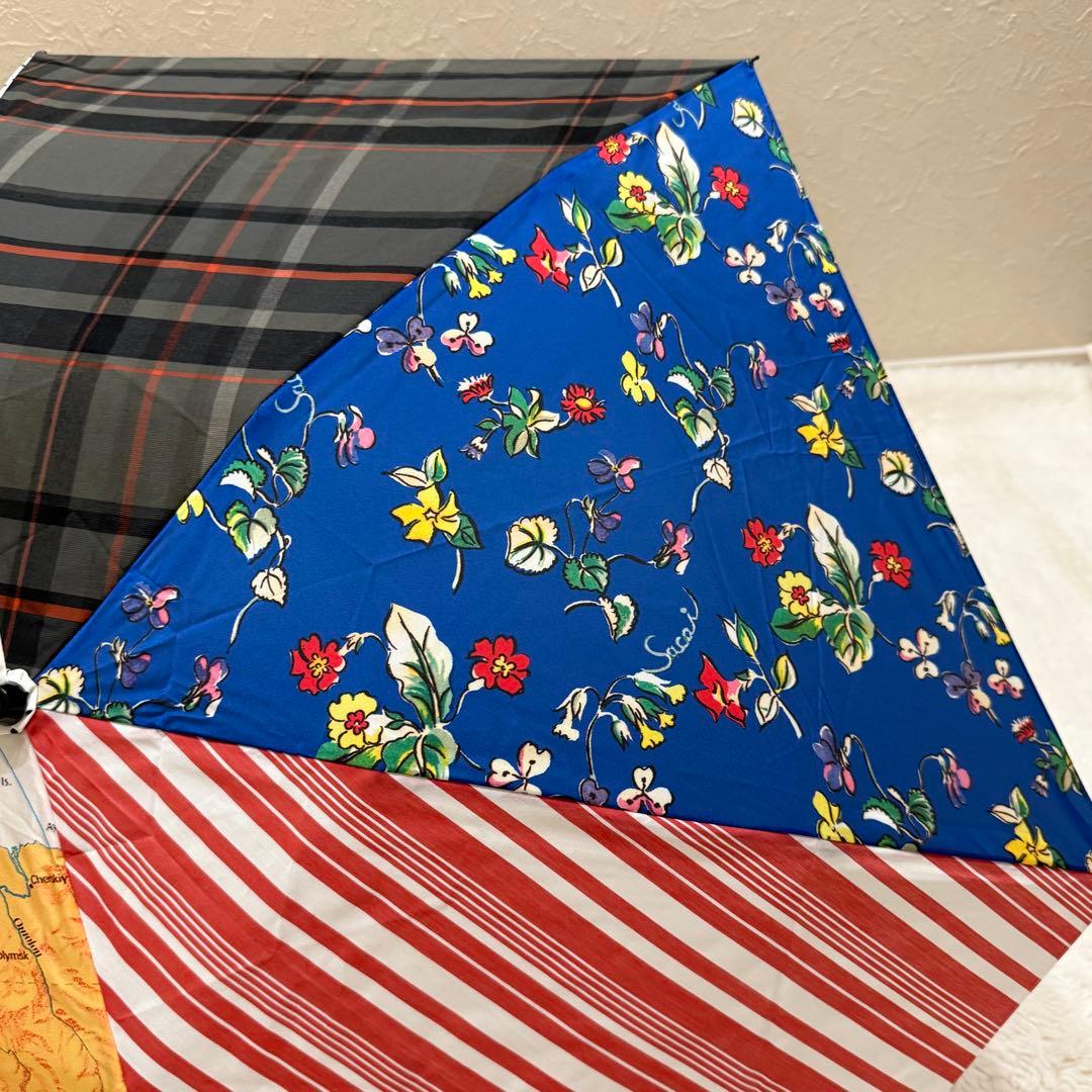 新品未使用タグ付sacai 折り畳み傘　ホリデーコレクション