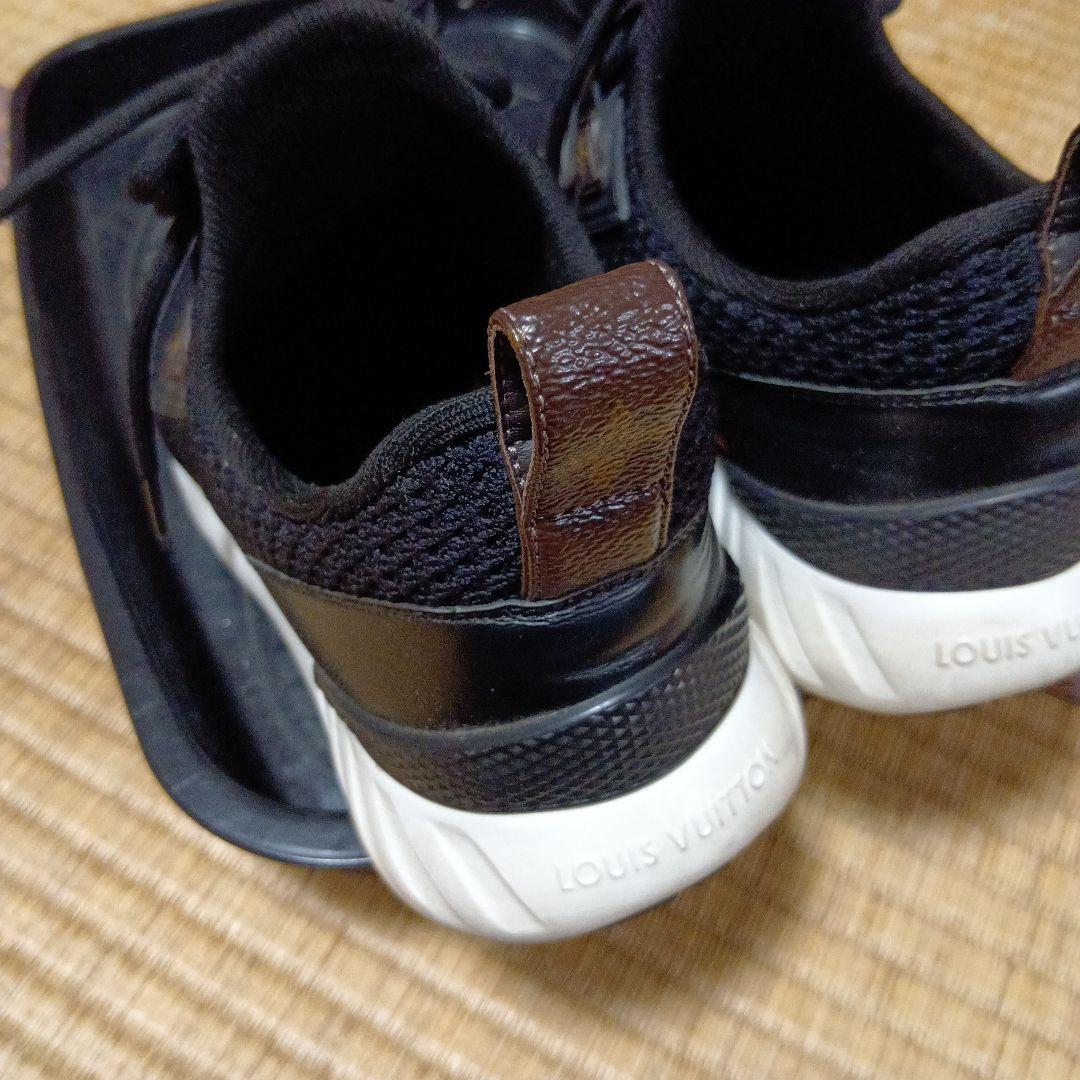 さくら様 ルイヴィトン ロゴ アフターゲームライン スニーカー 黒 38