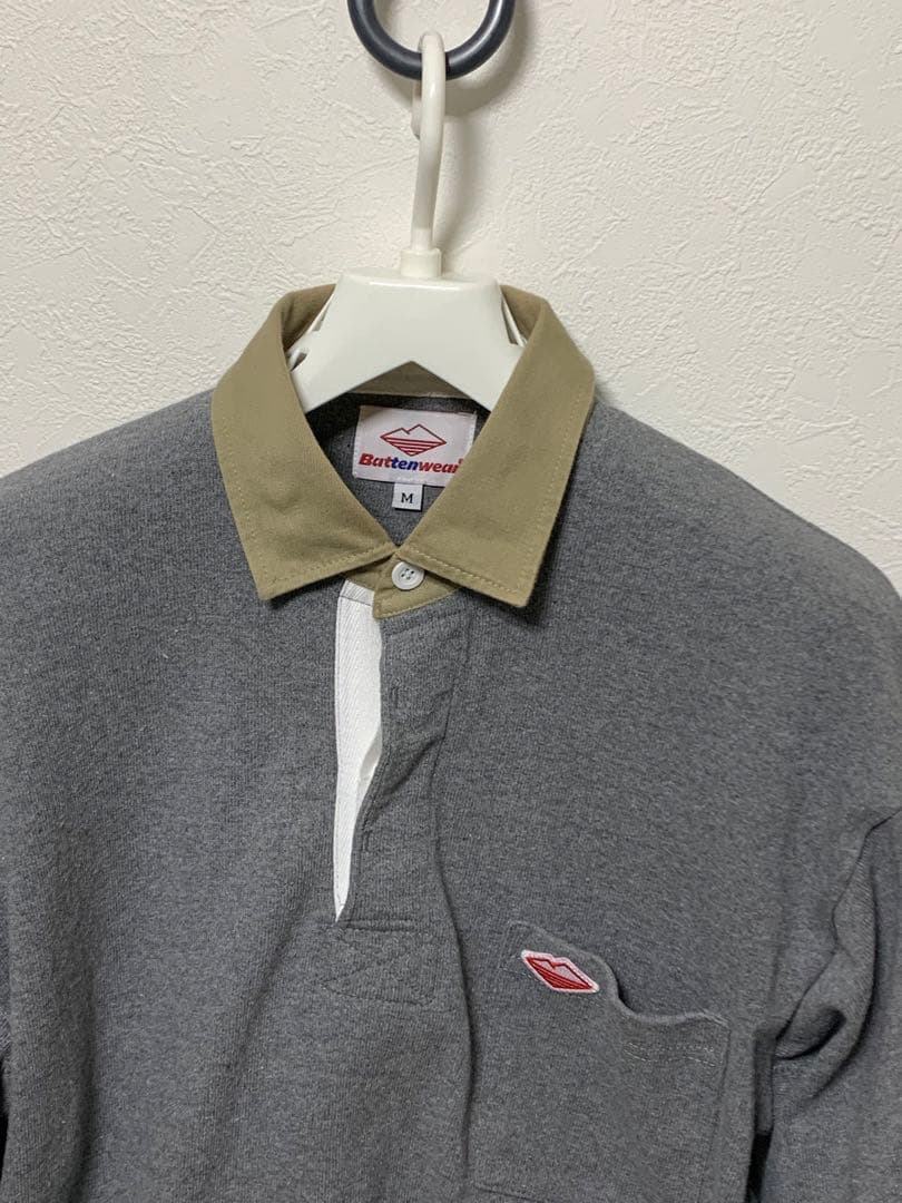 Battenwear バテンウェア　ポロシャツ　ラガーシャツ　　ラグビーシャツ