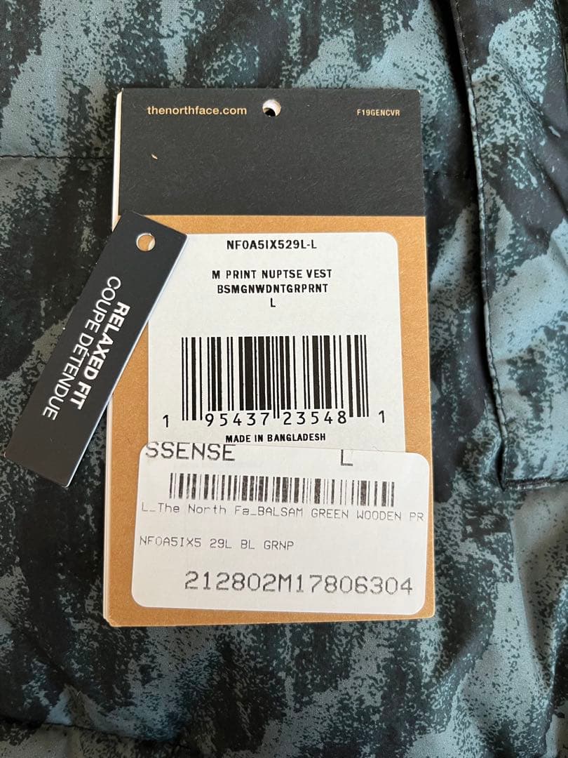 THE NORTH FACE 700フィルパワー　ヌプシ ダウンベスト