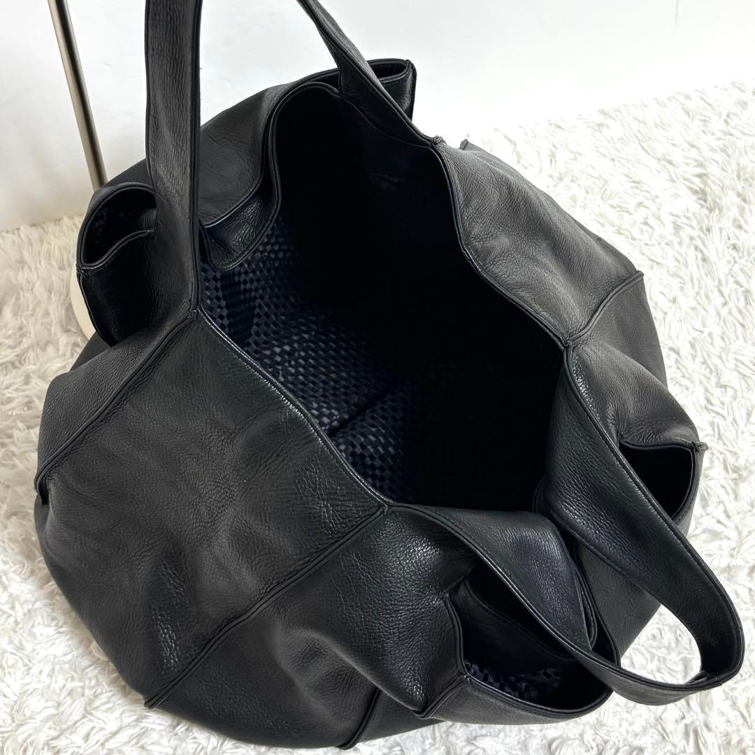 【美品】 michiamo ミキアモ キップソフト トートバッグ レザー