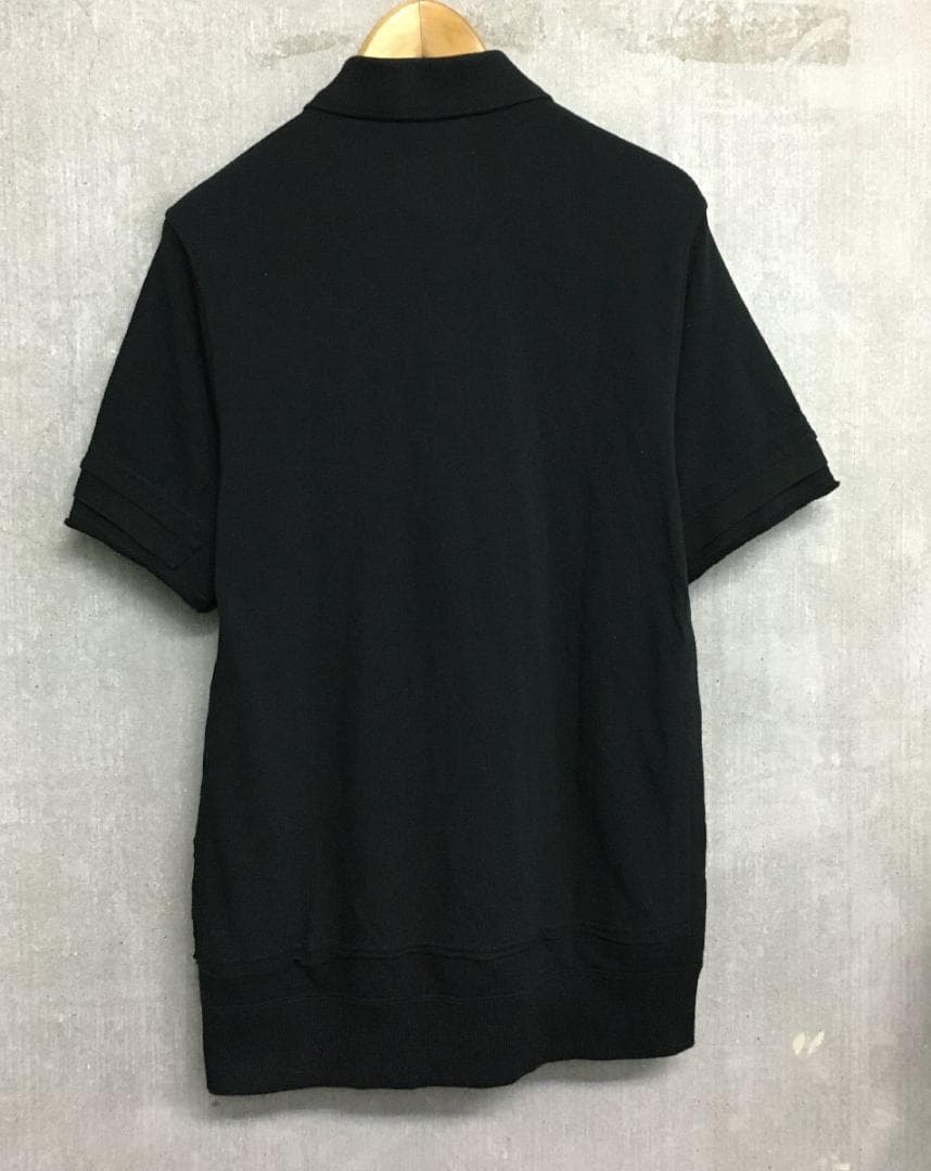 サカイ lacoste ラコステ 希少 ドッキング 鹿の子 ポロシャツ サイズ4