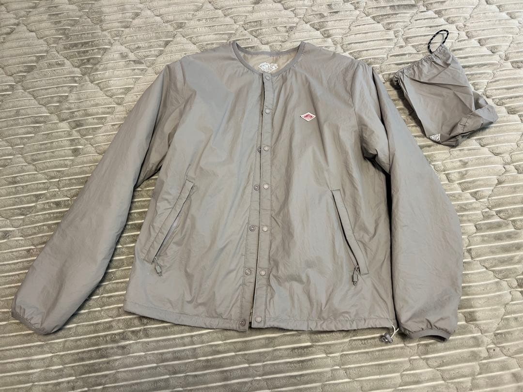 DANTONインサレーションジャケット　M TAUPE