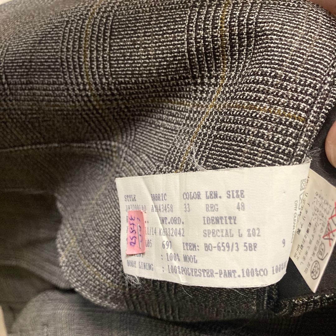 LARDINI ウールジャケット チェック柄