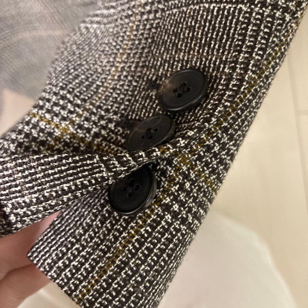 LARDINI ウールジャケット チェック柄