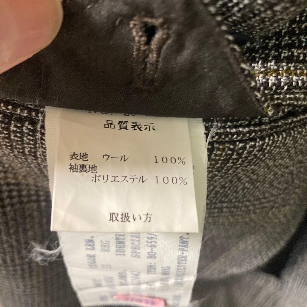 LARDINI ウールジャケット チェック柄