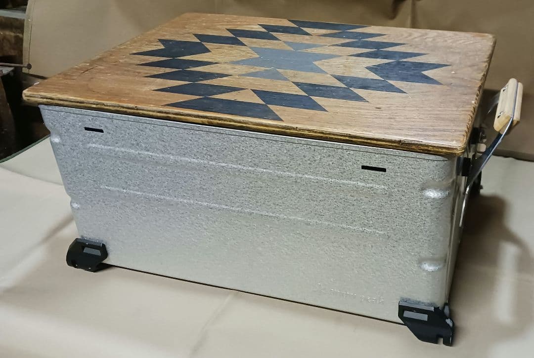 スノーピーク　シェルフコンテナ 25 & 天板 & 脚ブラック塗装カスタム