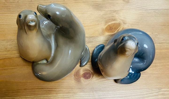 T*u様 ロイヤルコペンハーゲン　アシカ　置物　2体