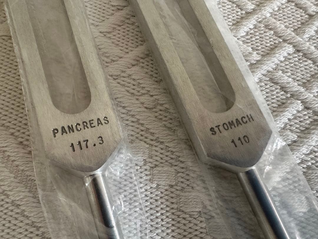 【万葉】音叉15本セット各臓器に対応 米国製ヒューマンオーガンセット