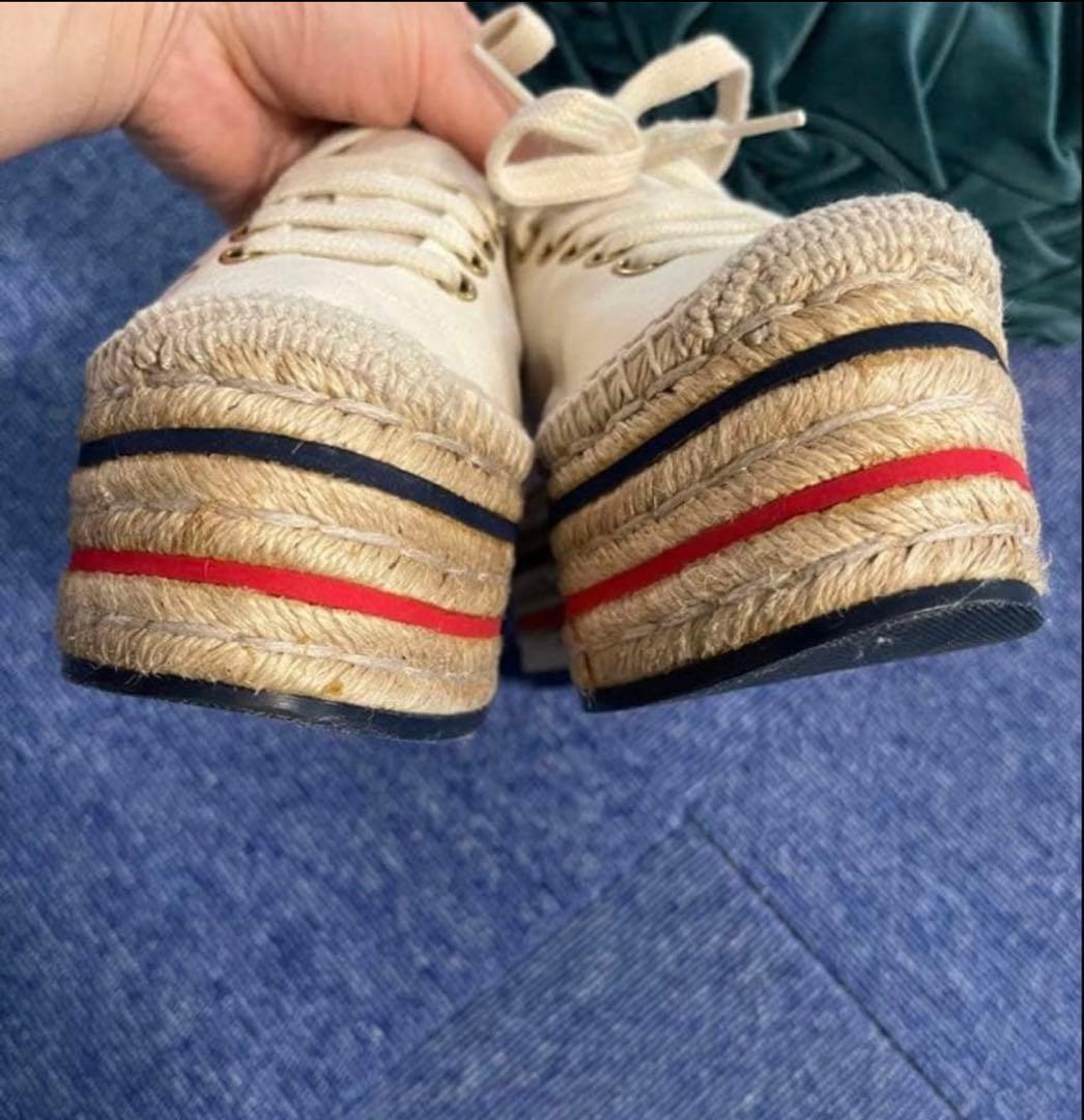 GUCCI 厚底スニーカー 23.5 美品