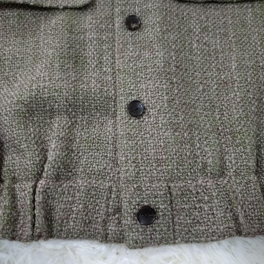 トゥモローランド コレクション ツイード ベスト ジレ ウール 36