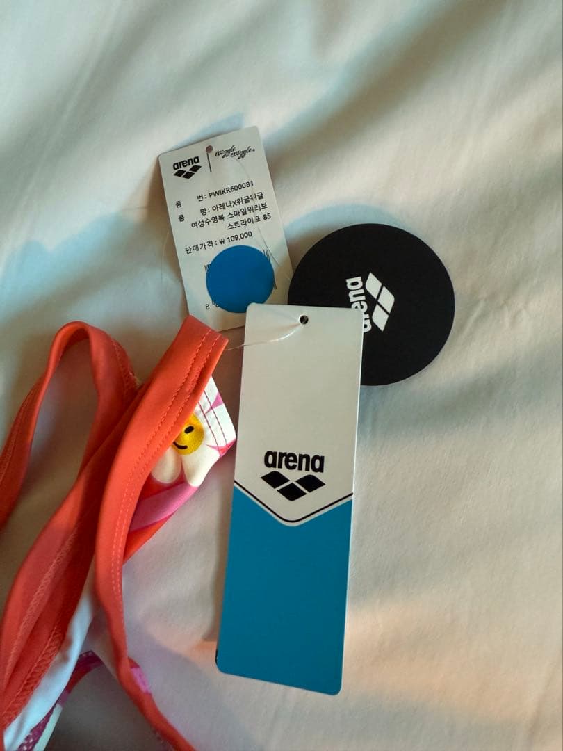 【ふぉーきー】arena×WIGGLEWIGGLE 練習用 水着 S 90