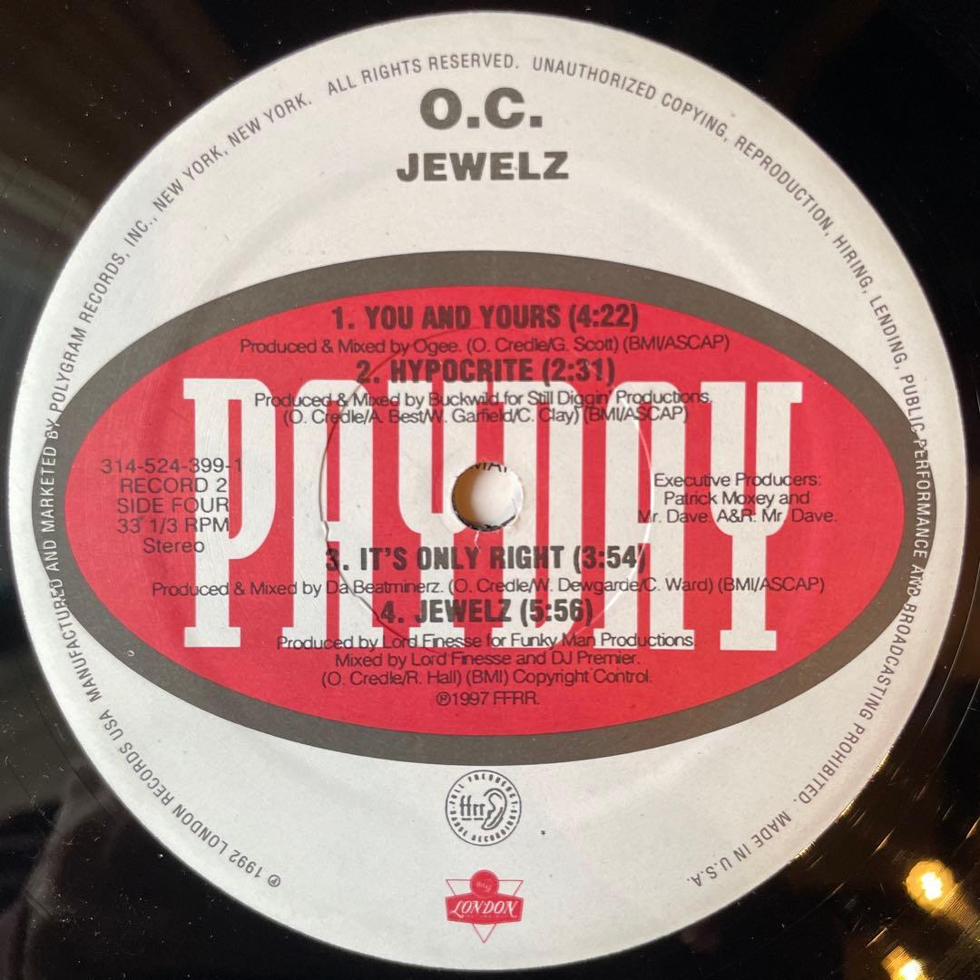 OC Jewelz レコード アルバム LP D.I.T.C