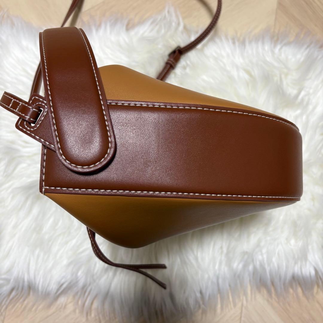 【美品】VASIC GATE MINIショルダーバッグ ブラウン 2way