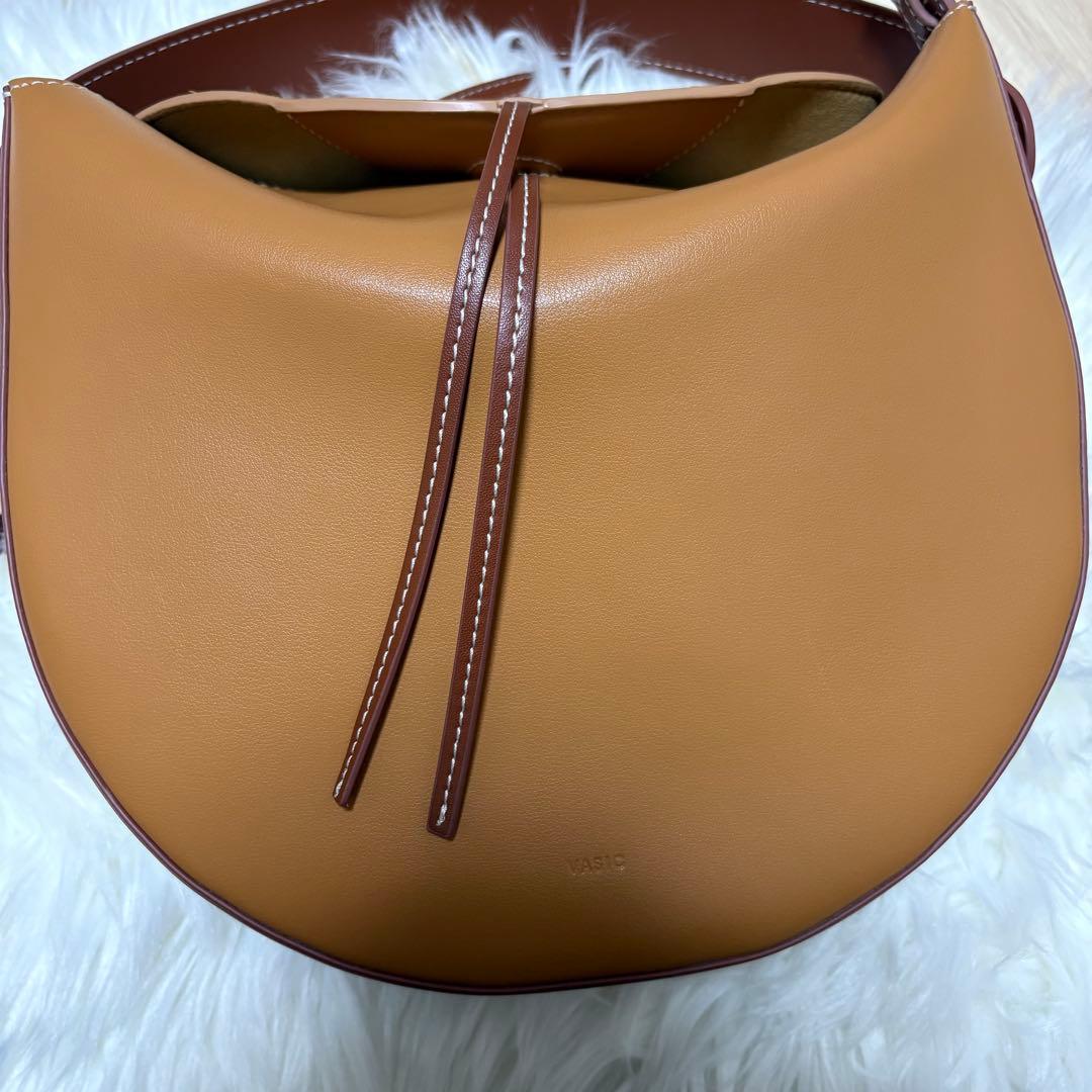 【美品】VASIC GATE MINIショルダーバッグ ブラウン 2way