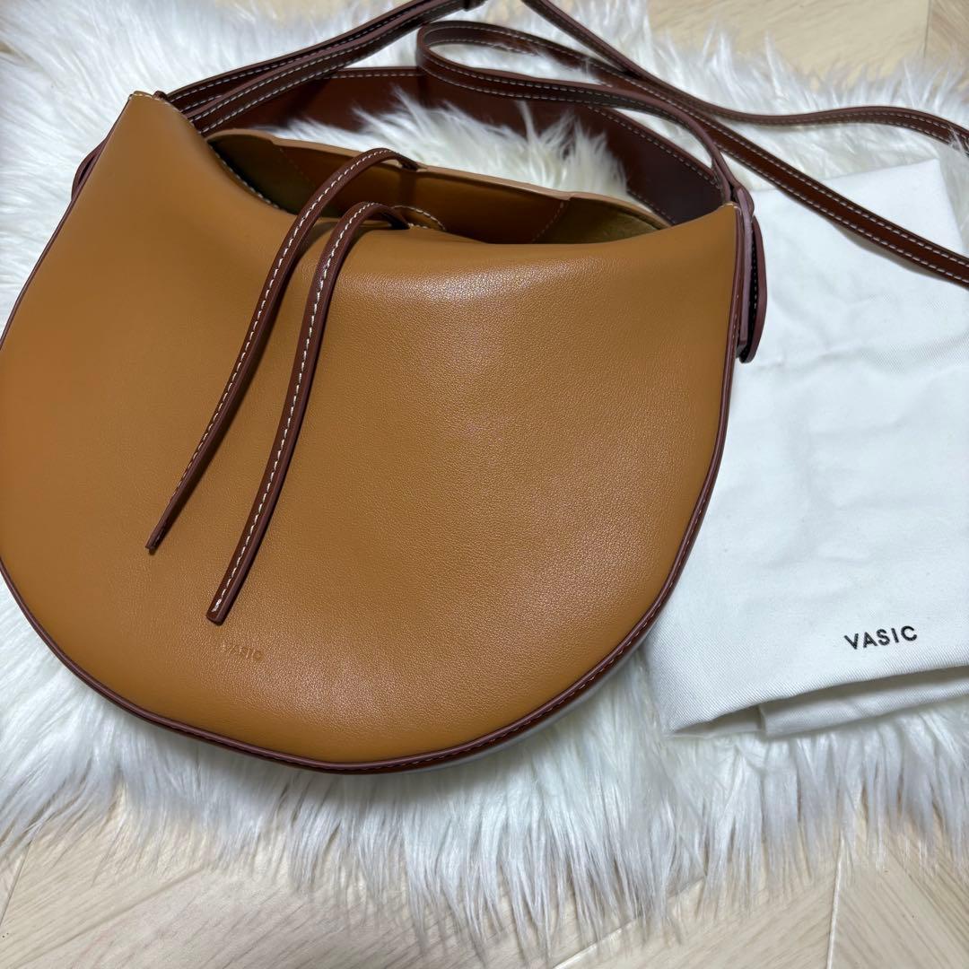 【美品】VASIC GATE MINIショルダーバッグ ブラウン 2way