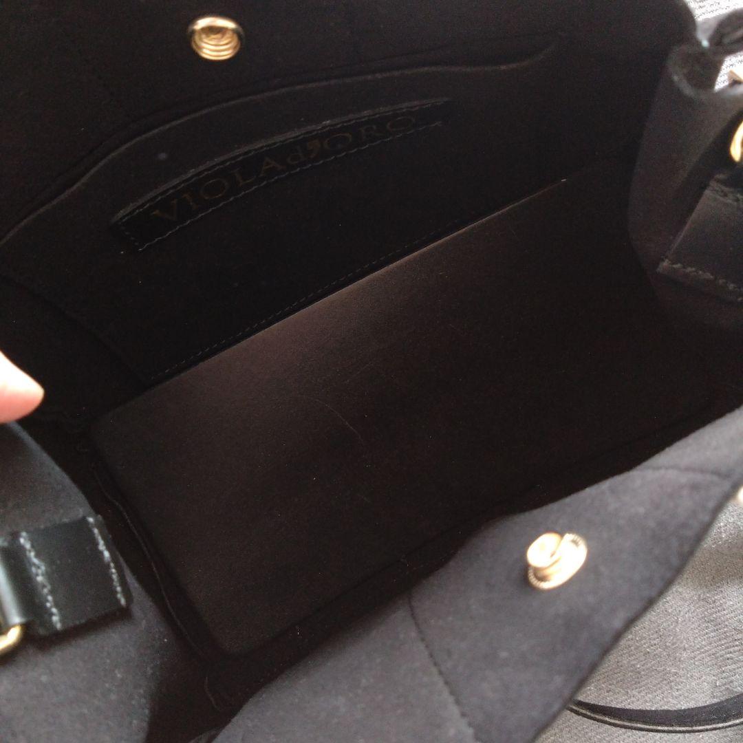 VIOLAd'ORO / GINO S マイクロファイバースエードトートバッグ