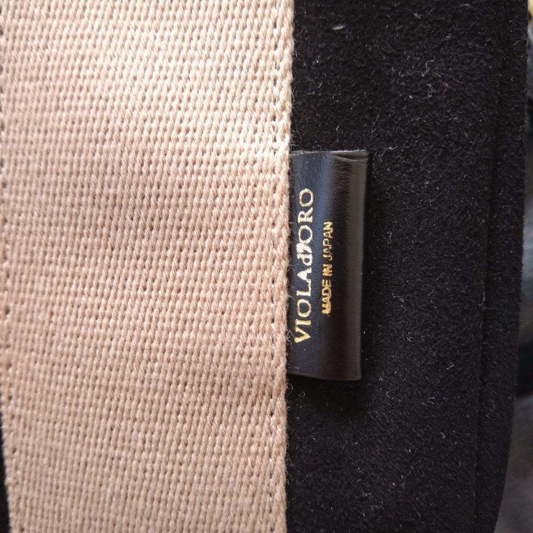 VIOLAd'ORO / GINO S マイクロファイバースエードトートバッグ
