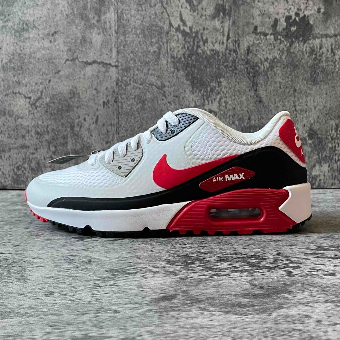 NIKE AIR MAX 90 G 赤 23.5 ナイキ エアマックス ゴルフ