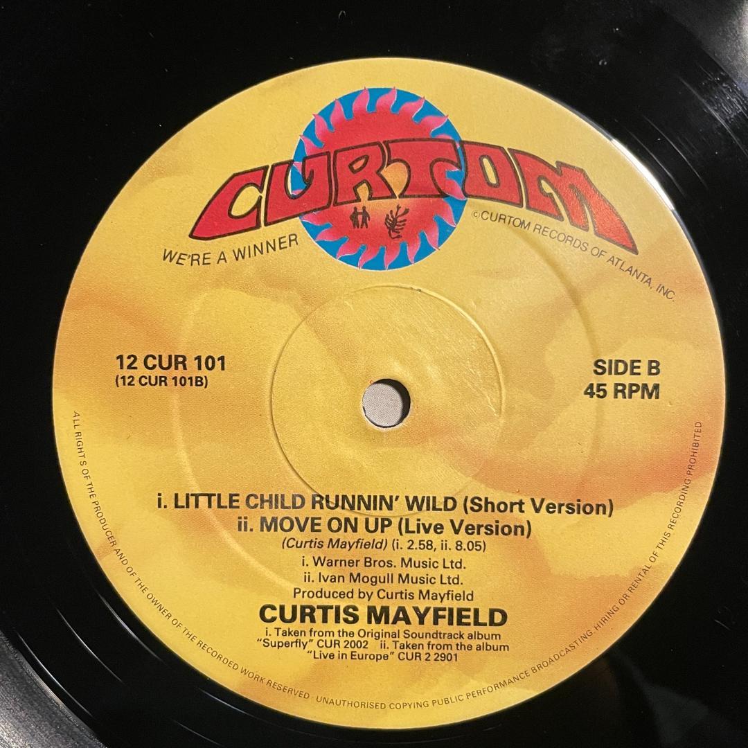 UK 高音質 Curtis Mayfield Move On Up
