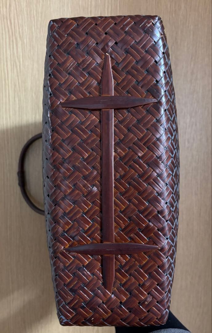 【竹籠バッグ２点セット】未使用　かごバッグ 浴衣 着物 竹細工 和装小物