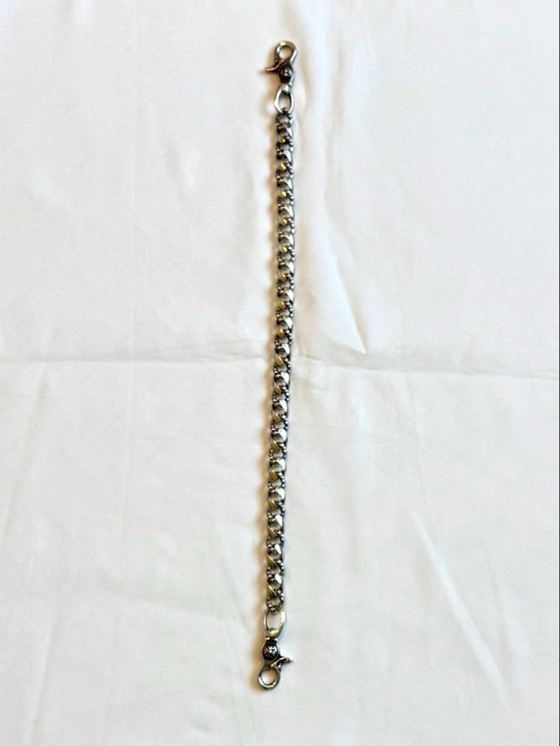 美品　シルバー925 ロングウォレットチェーン 213g 50cm