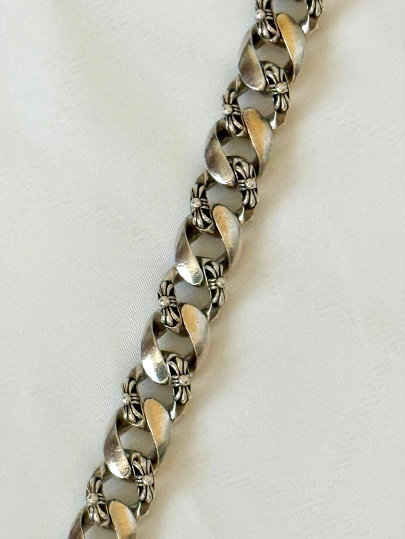 美品　シルバー925 ロングウォレットチェーン 213g 50cm