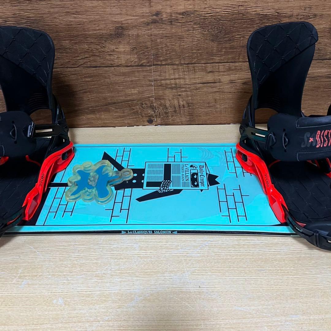 SALOMON サロモン　メンズスノーボード　3点セット　153cm ブーツ無し