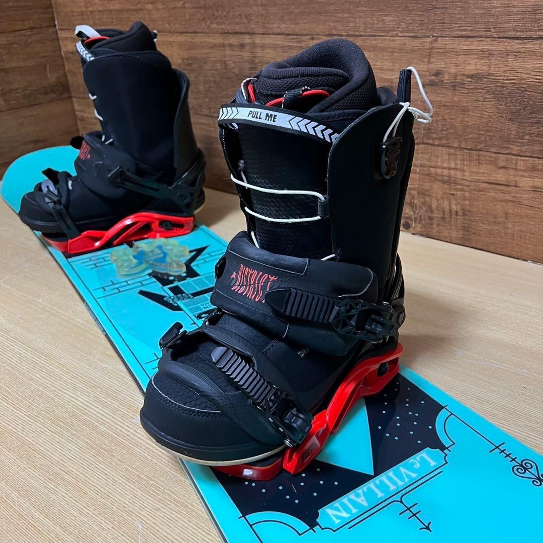 SALOMON サロモン　メンズスノーボード　3点セット　153cm ブーツ無し