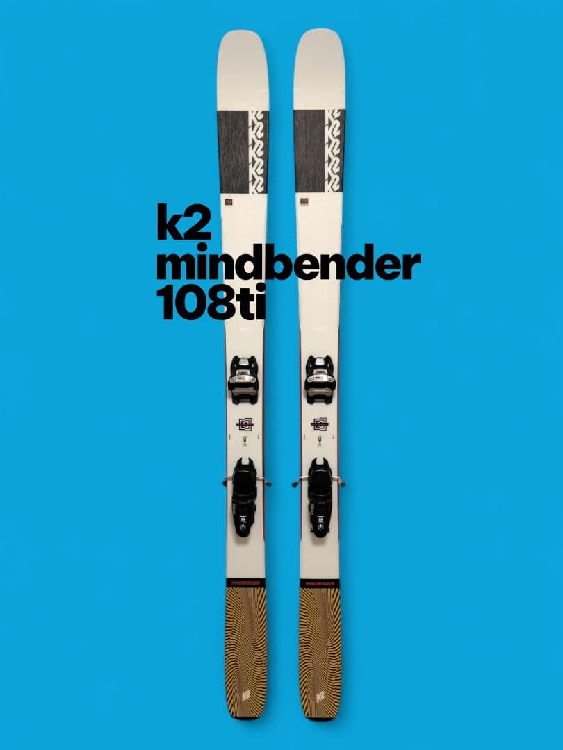 K2 Mindbender 108ti 186cm パウダー ファット スキー板