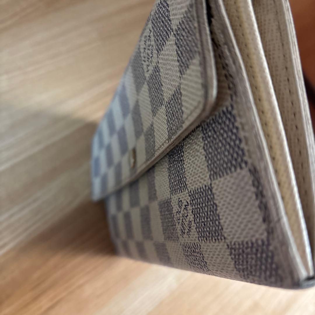 ルイヴィトン ポルトフォイユサラ 長財布 ダミエアズールCA2009