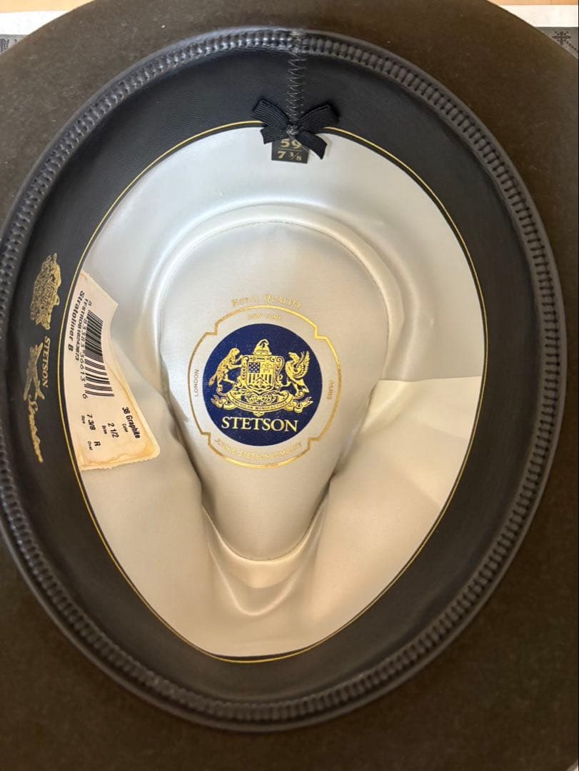 stetson ストラトライナー　ステットソン　ハット　専用ブラシ付き