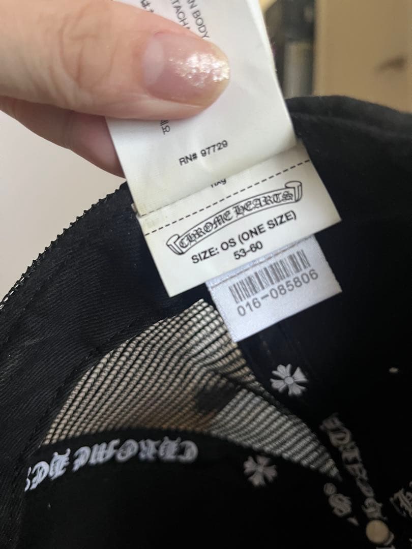 希少　CHROME HEARTS ブラックキャップ