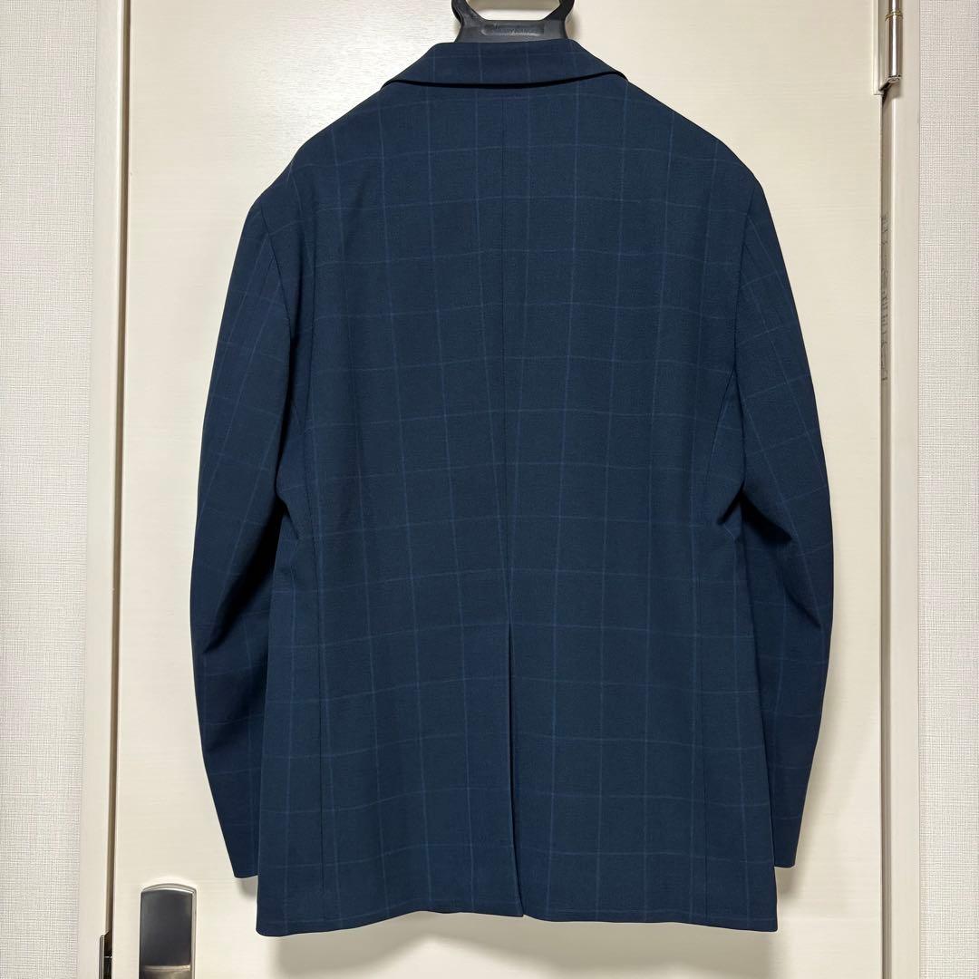 オリヒカ ネイビー ウインドウペン柄 セットアップ