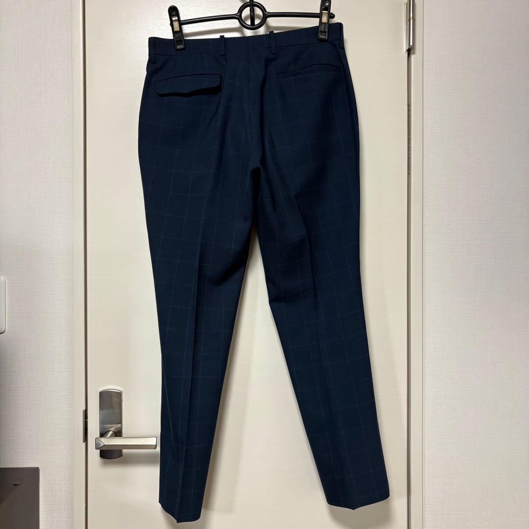 オリヒカ ネイビー ウインドウペン柄 セットアップ