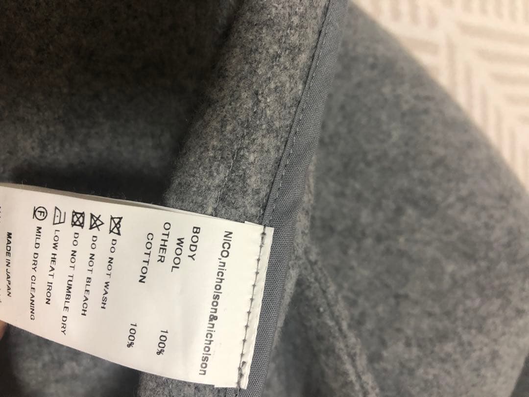 ニコルソンアンドニコルソン コート　キナリノ　アランチェート　 美品