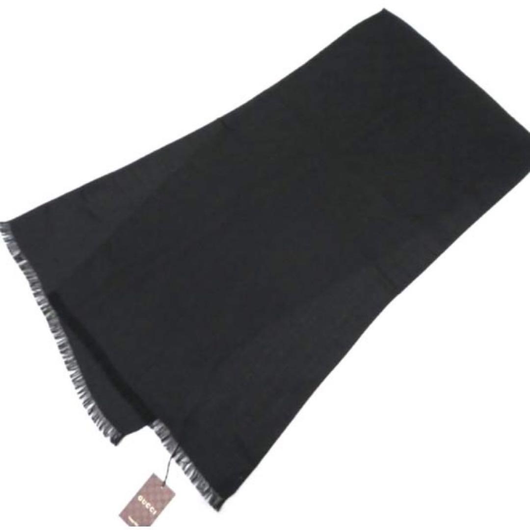 新品正規✨GUCCIマフラー✨グッチマフラー❗️箱紙袋セット　グッチ　メンズ